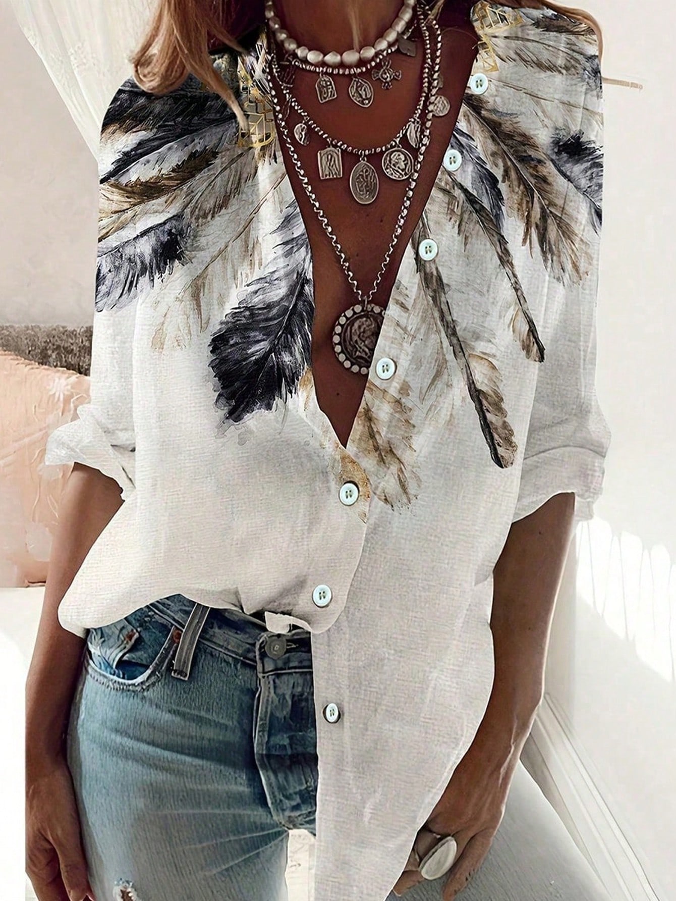 Women's Western ethnic print f - Ethnic Fashion Clothing review and price