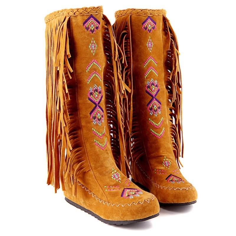 Tassel Boots Handmade Embroide - The Ethnic Fashion review and price