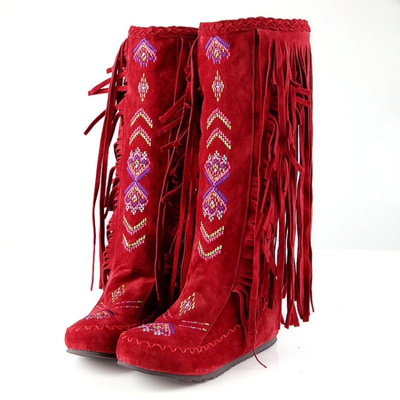 Tassel Boots Handmade Embroide - The Ethnic Fashion review and price