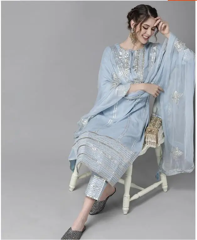 Traditional Indian Punjabi Emb - Salwar Kameez Set review and price