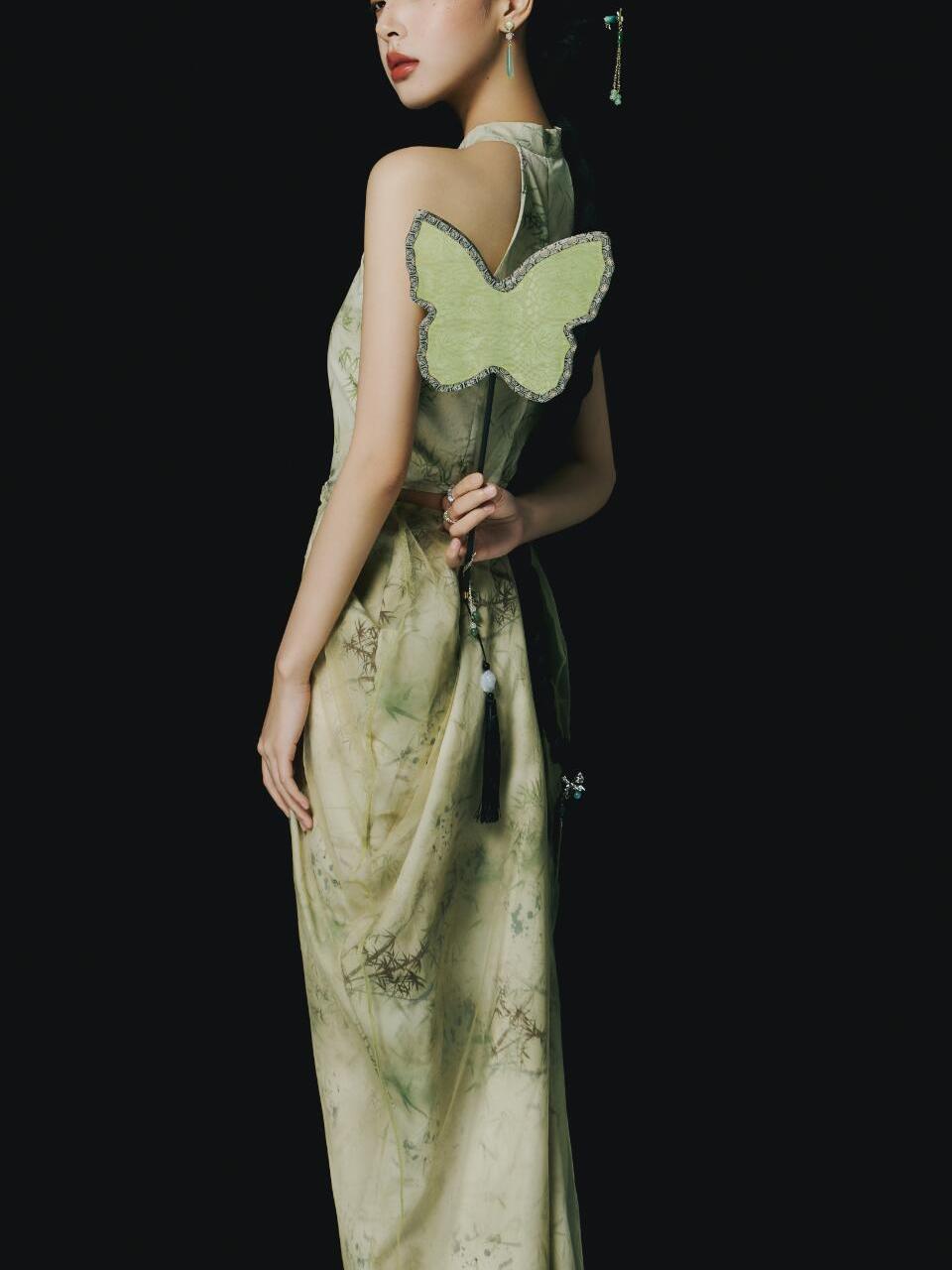 New Green Chinese Style Backle - Ethnic Fashion Studio review and price