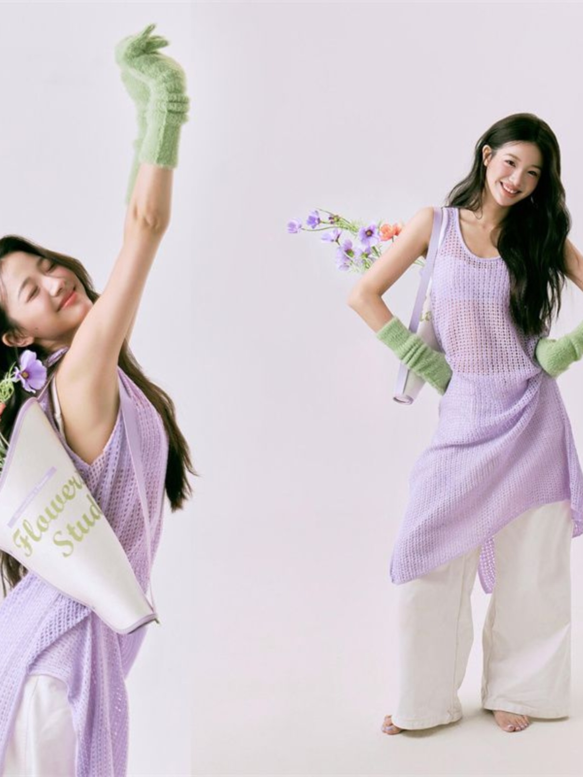 Romantic Spring  Flower Print  - Ethnic Fashion Studio review and price