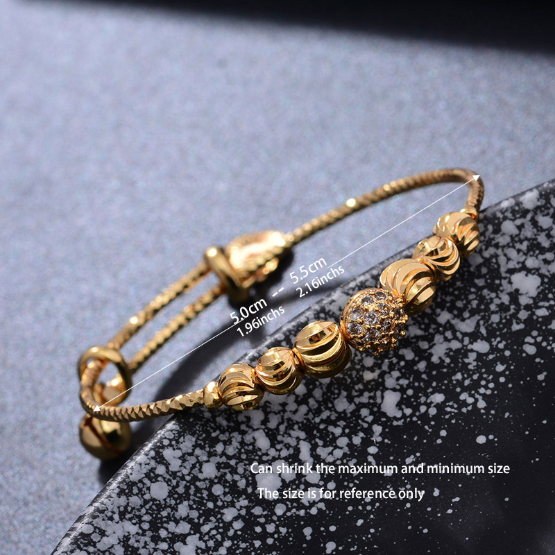 24K 4pcs Ethnic Bead Gold Colo - Ethnic Fashion In Dubai review and price