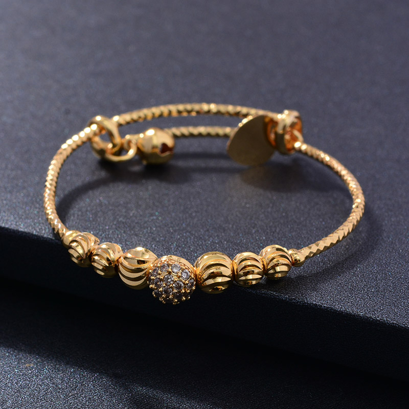 24K 4pcs Ethnic Bead Gold Colo - Ethnic Fashion In Dubai review and price