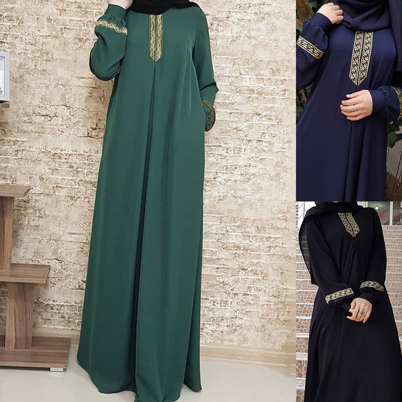 Muslim Ethnic Style Print Abay - Ethnic Fashion In Dubai review and price