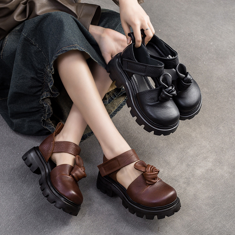 5cm Ethnic Knot Platform Wedge - The Ethnic Fashion review and price