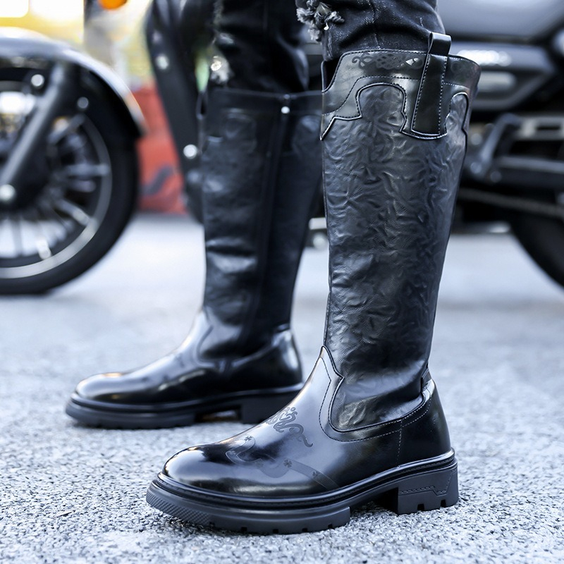 Men's Mid-calf Boots High Qual - The Ethnic Fashion review and price