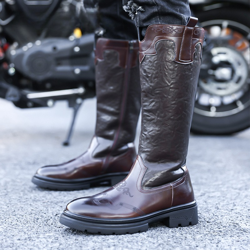 Men's Mid-calf Boots High Qual - The Ethnic Fashion review and price