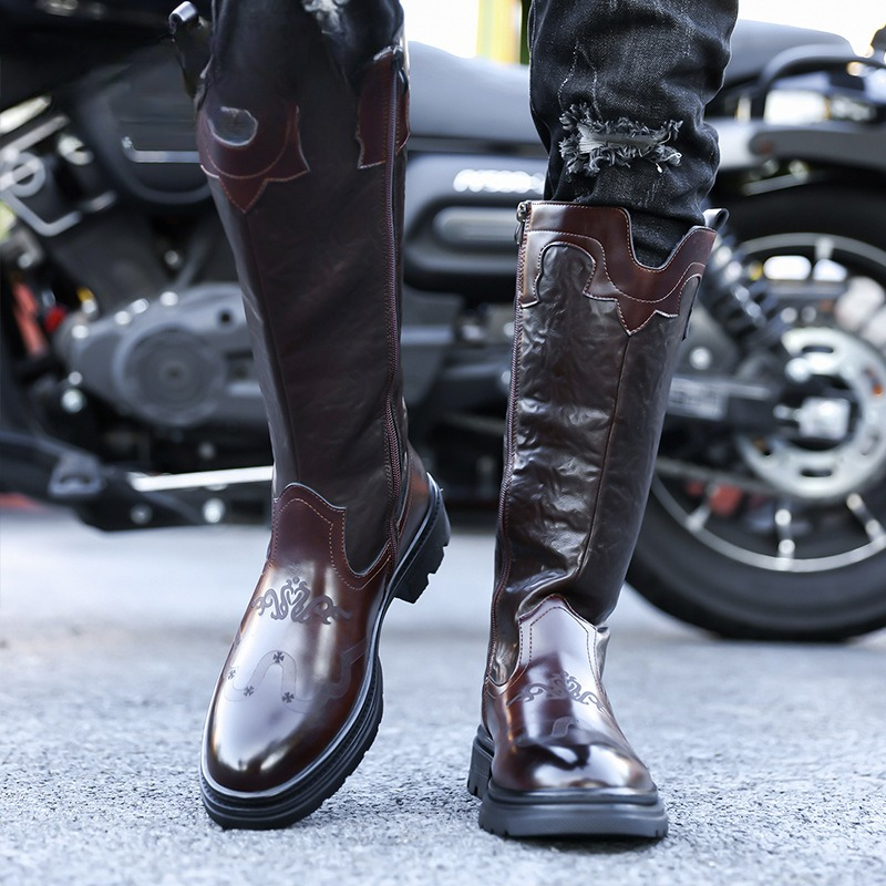 Men's Mid-calf Boots High Qual - The Ethnic Fashion review and price