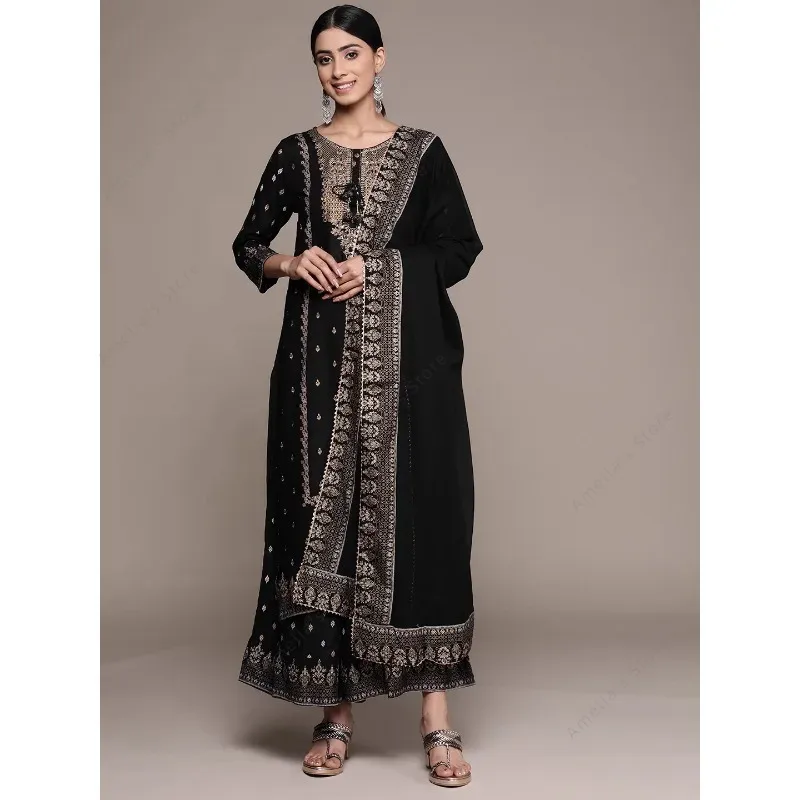 Indian Women's Punjabi Suit 3- - Salwar Kameez Set review and price