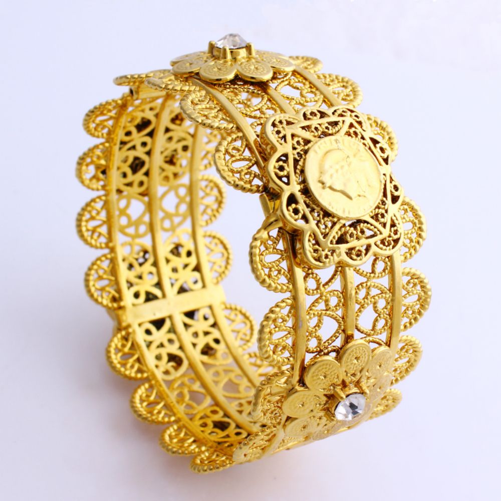 Luxury Women Big Bangle 68mm G - Ethnic Fashion In Dubai review and price