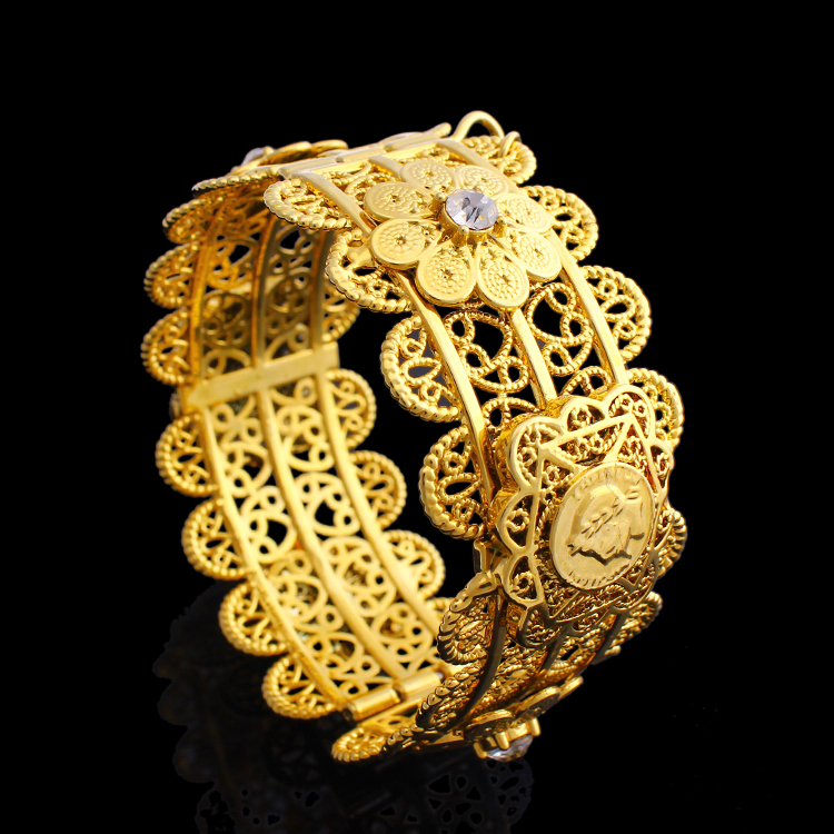 Luxury Women Big Bangle 68mm G - Ethnic Fashion In Dubai review and price