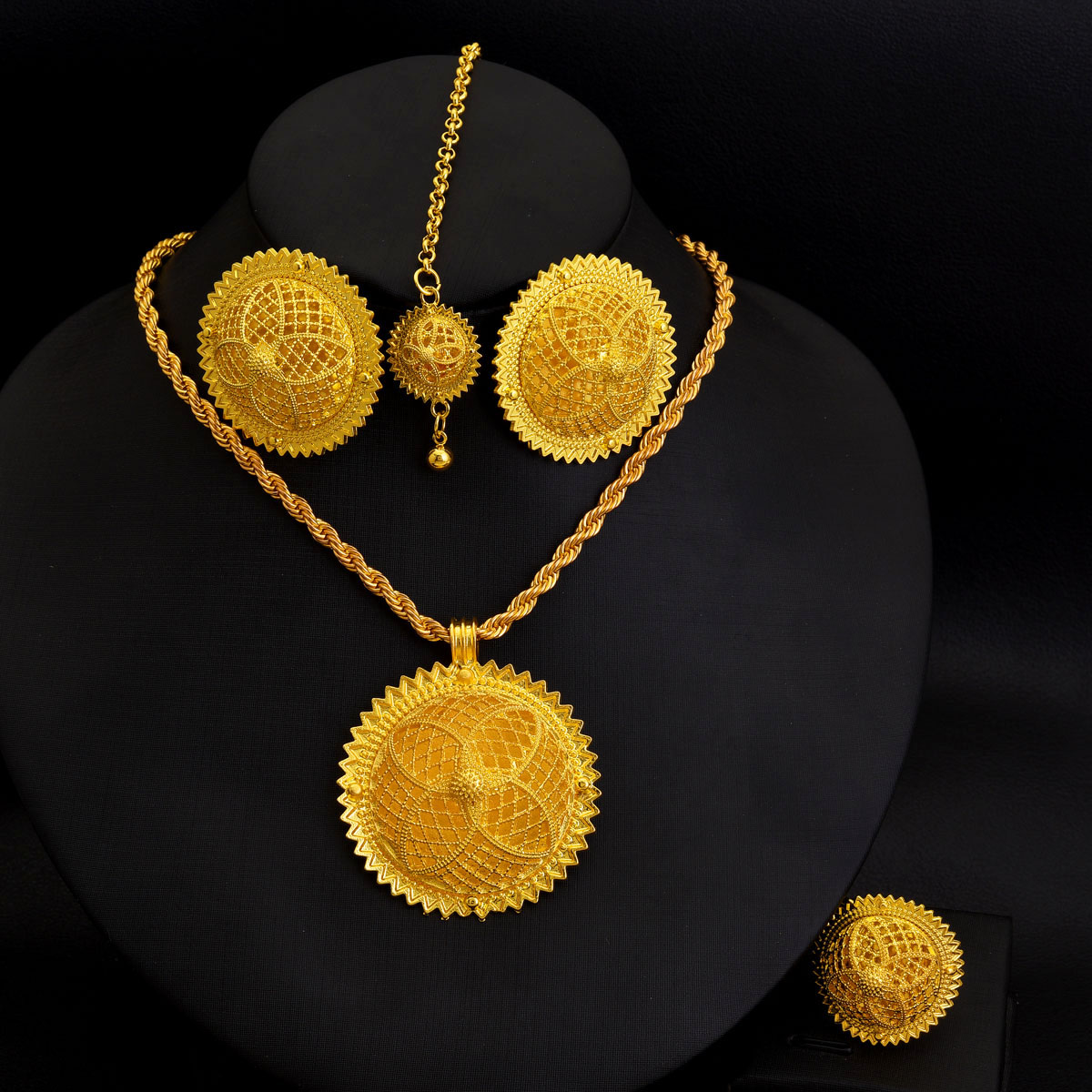 Africa Dubai Golden Color Jewe - Ethnic Fashion In Dubai review and price
