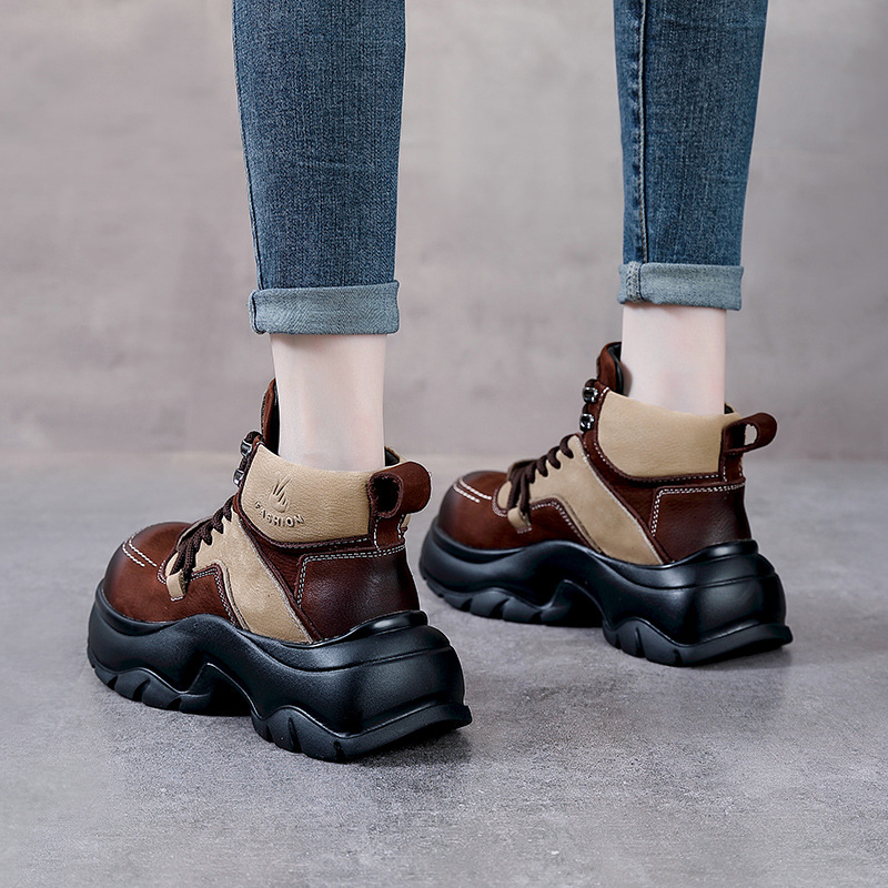 6cm Genuine Leather Wedge Fash - The Ethnic Fashion review and price