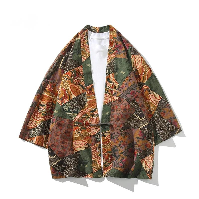 Ethnic Style Print Yukata Men  - The Ethnic Fashion review and price