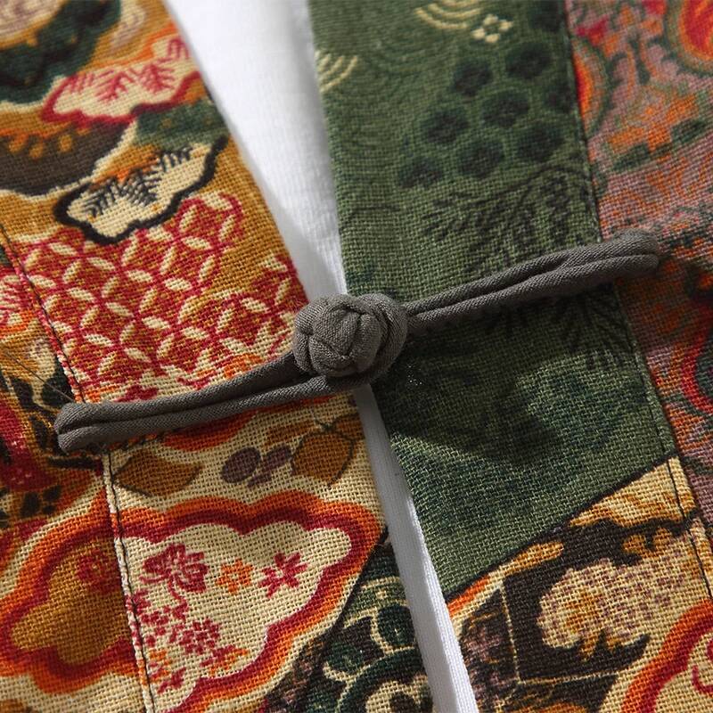Ethnic Style Print Yukata Men  - The Ethnic Fashion review and price